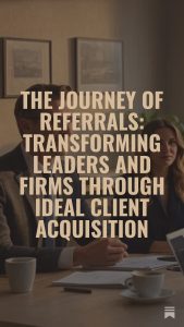 Read more about the article The Journey of Referrals: Transforming Leaders and Firms Through Ideal Client Acquisition