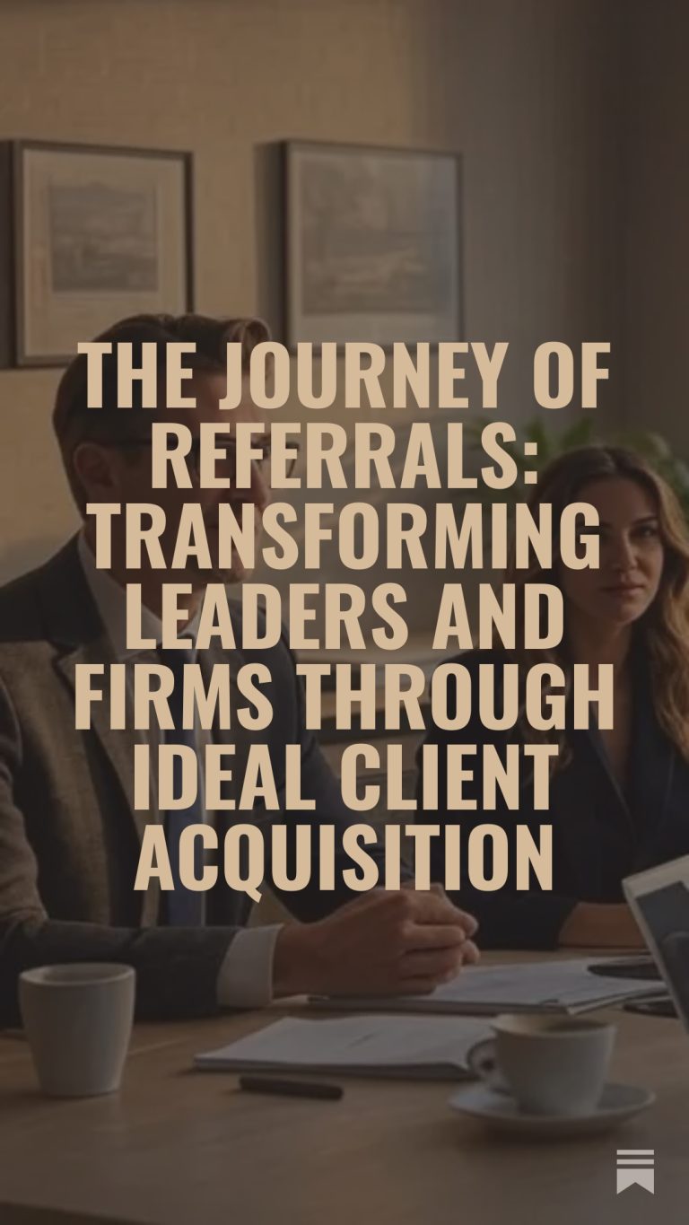 Read more about the article The Journey of Referrals: Transforming Leaders and Firms Through Ideal Client Acquisition