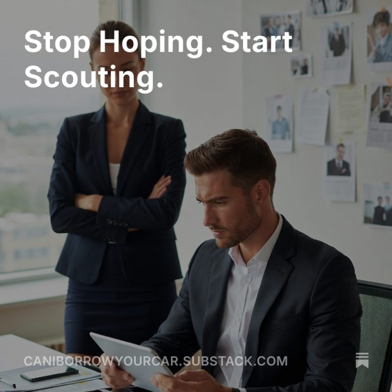 Read more about the article Stop Hoping. Start Scouting.